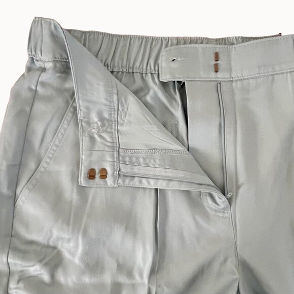 Croft & Barrow Womens Tapered Mid Rise Pants Size 16 Zapata Blue Relaxed Fit NWT - Picture 9 of 16